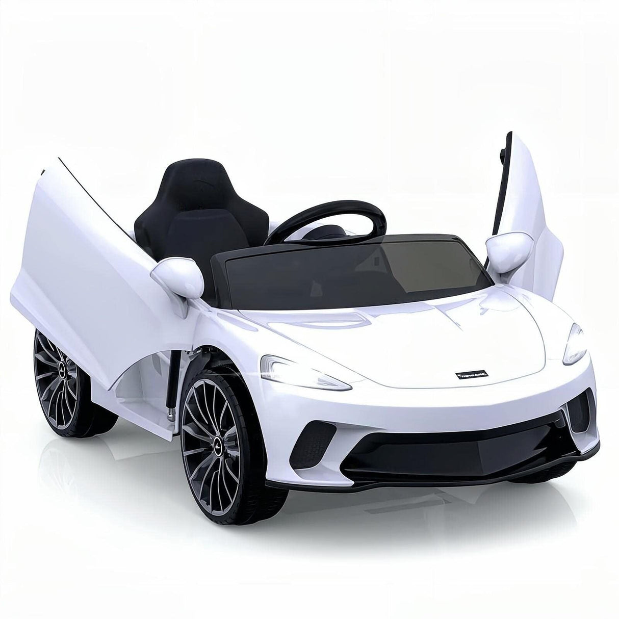 Licensed Electric Ride-On Toy Car for Kids with Remote Control and LED Headlights