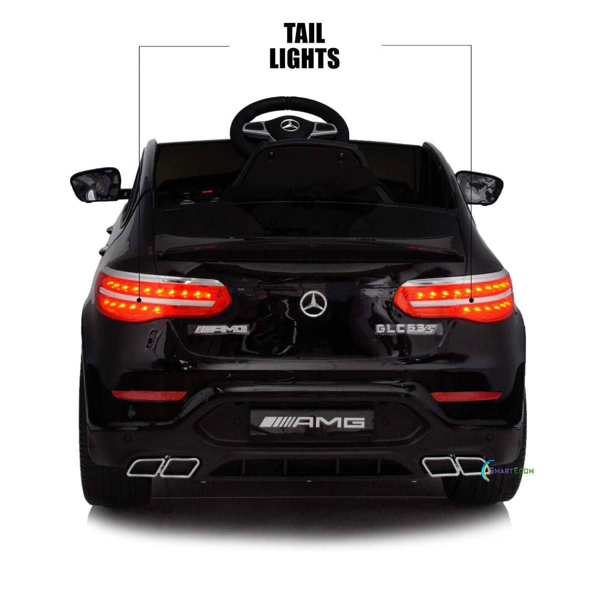 Licensed Mercedes-Benz 12V One Seater Car with R/C and MP3 - Available in Multiple Colors