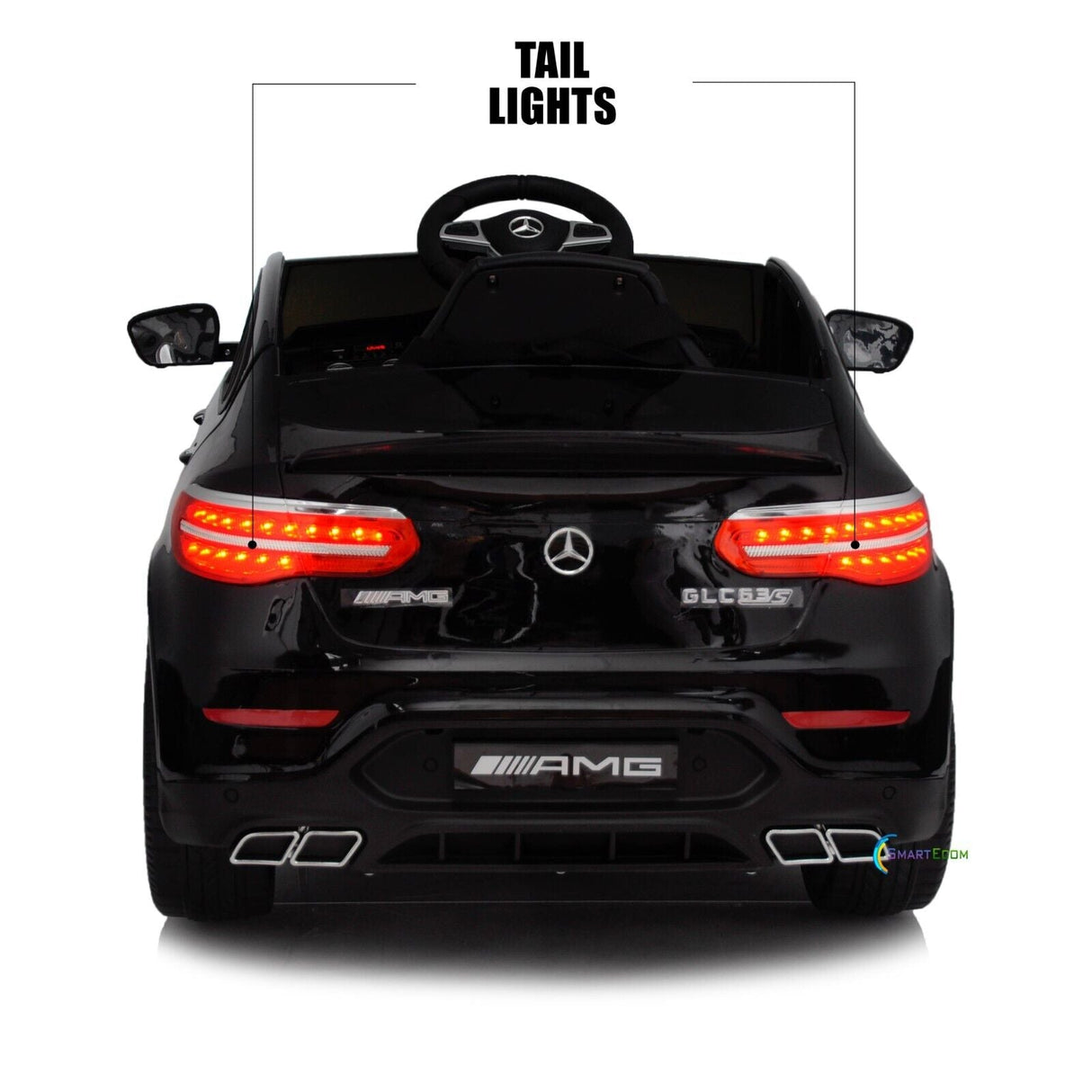 Licensed Mercedes-Benz 12V One Seater Car with R/C and MP3 - Available in Multiple Colors