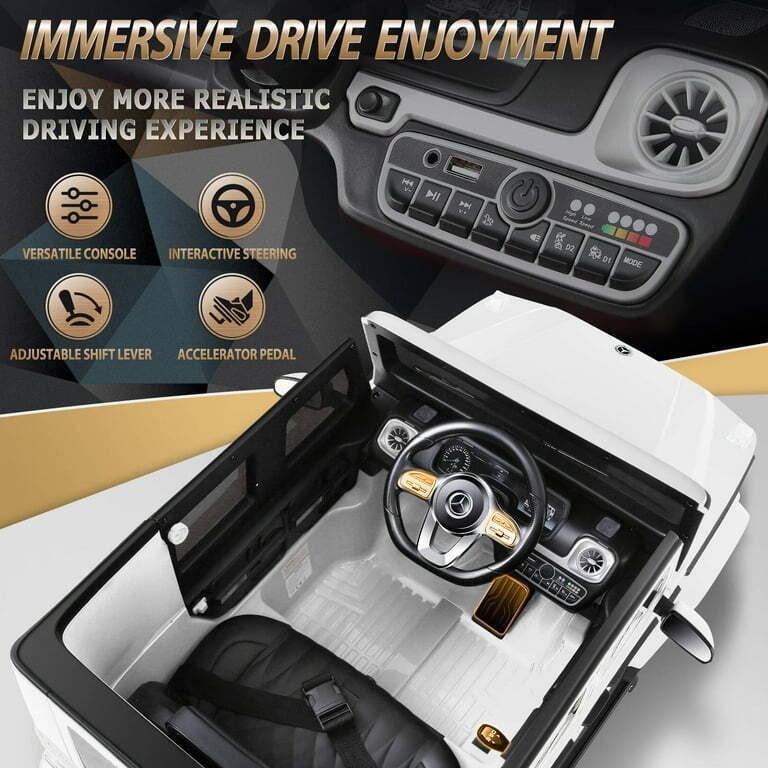 Licensed Mercedes-Benz 12V SUV Ride-On Car for Kids with Remote Control - 100W Powered Toy