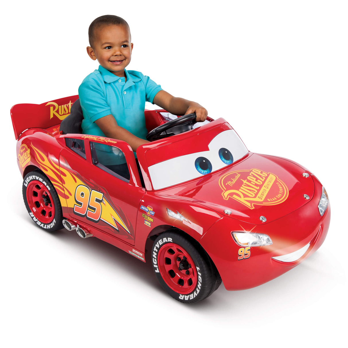 Lightning McQueen 6V Battery-Powered Ride On for Kids - Speeds up to 2.5 MPH