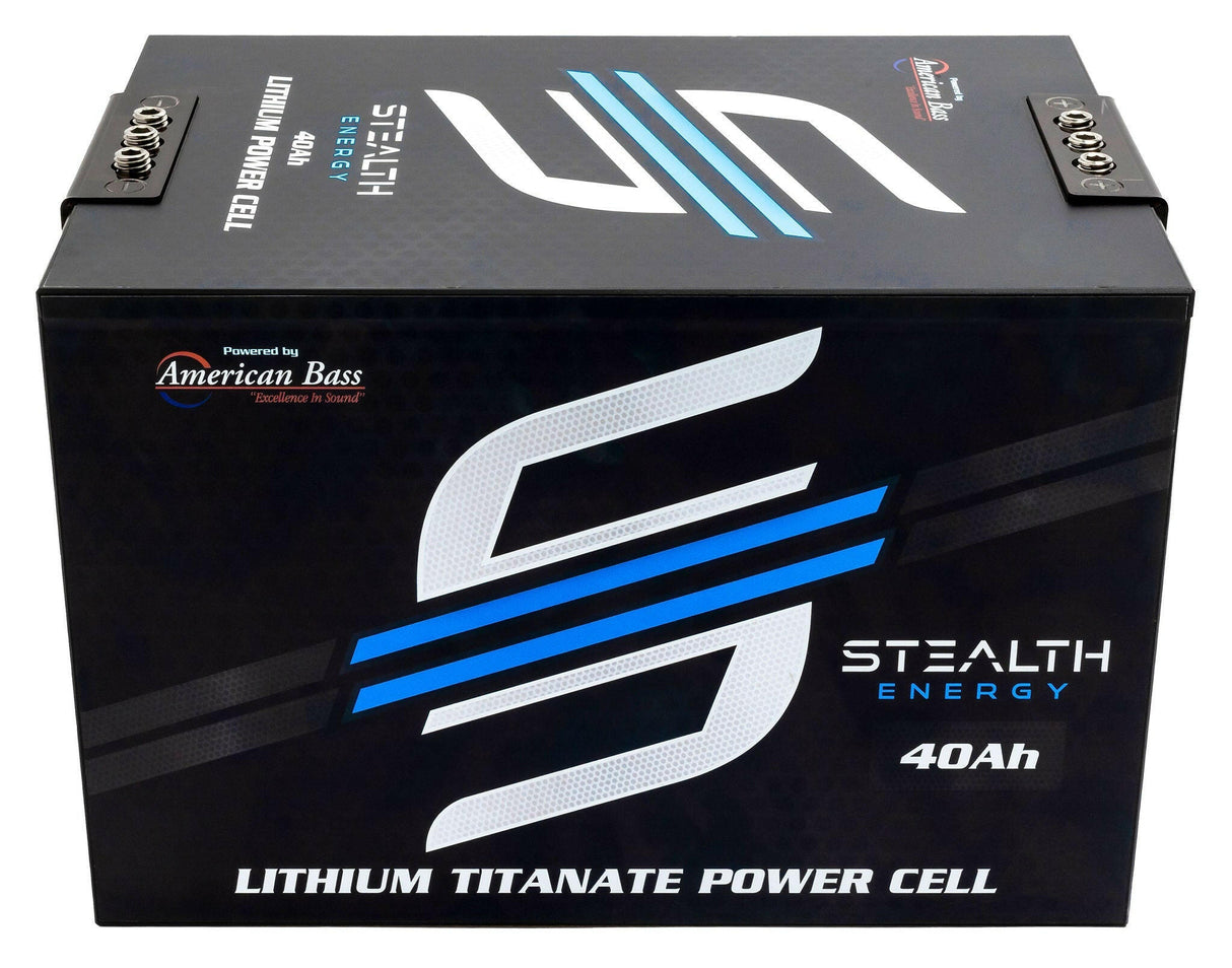 ABLT-40 American Bass Audio 13.8V LTO Battery | 40Ah Lithium Titanate Battery | Ultra-Lightweight, High-Power LTO Battery