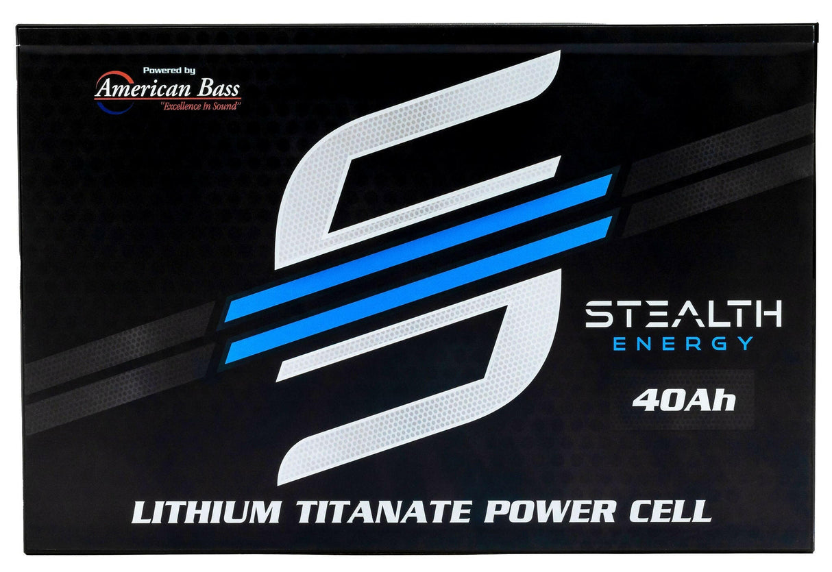 ABLT-40 American Bass Audio 13.8V LTO Battery | 40Ah Lithium Titanate Battery | Ultra-Lightweight, High-Power LTO Battery