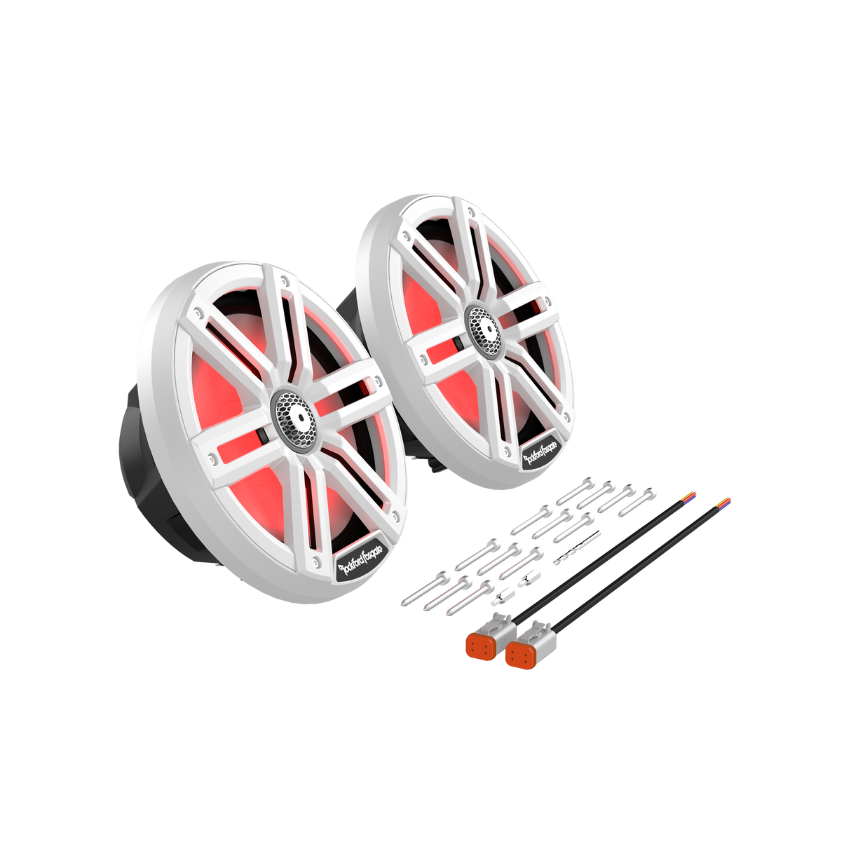 M2 8” Color Optix™ Marine 2-Way Speakers (White)