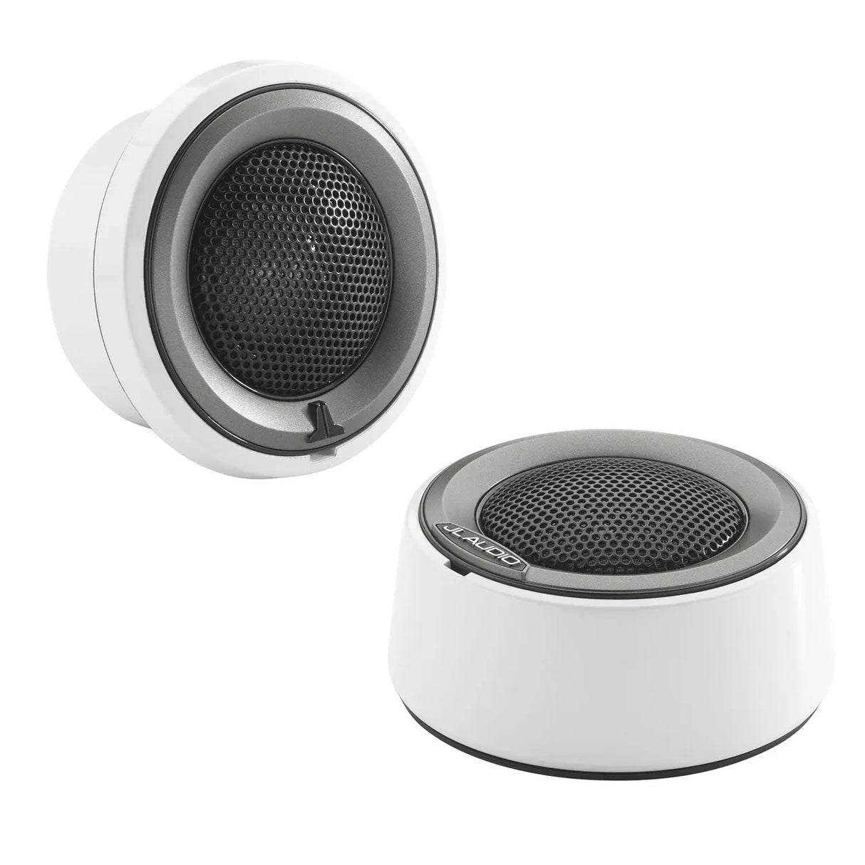 JL Audio M6-100CT-CS-GwGm 1" 150W Marine Component Tweeters - Gloss White Sports Grilles (Pair) JL Audio