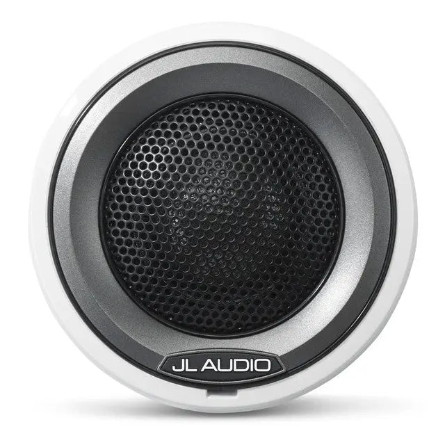 JL Audio M6-100CT-CS-GwGm 1" 150W Marine Component Tweeters - Gloss White Sports Grilles (Pair) JL Audio
