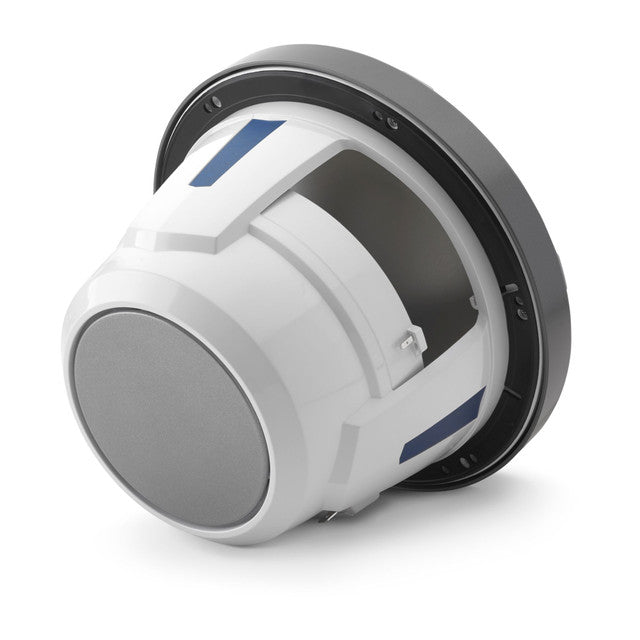 JL Audio M6-770X-S-GmTi 7.7" 250W Marine Coaxial Speakers-Gloss White Sports Grills (Pair)