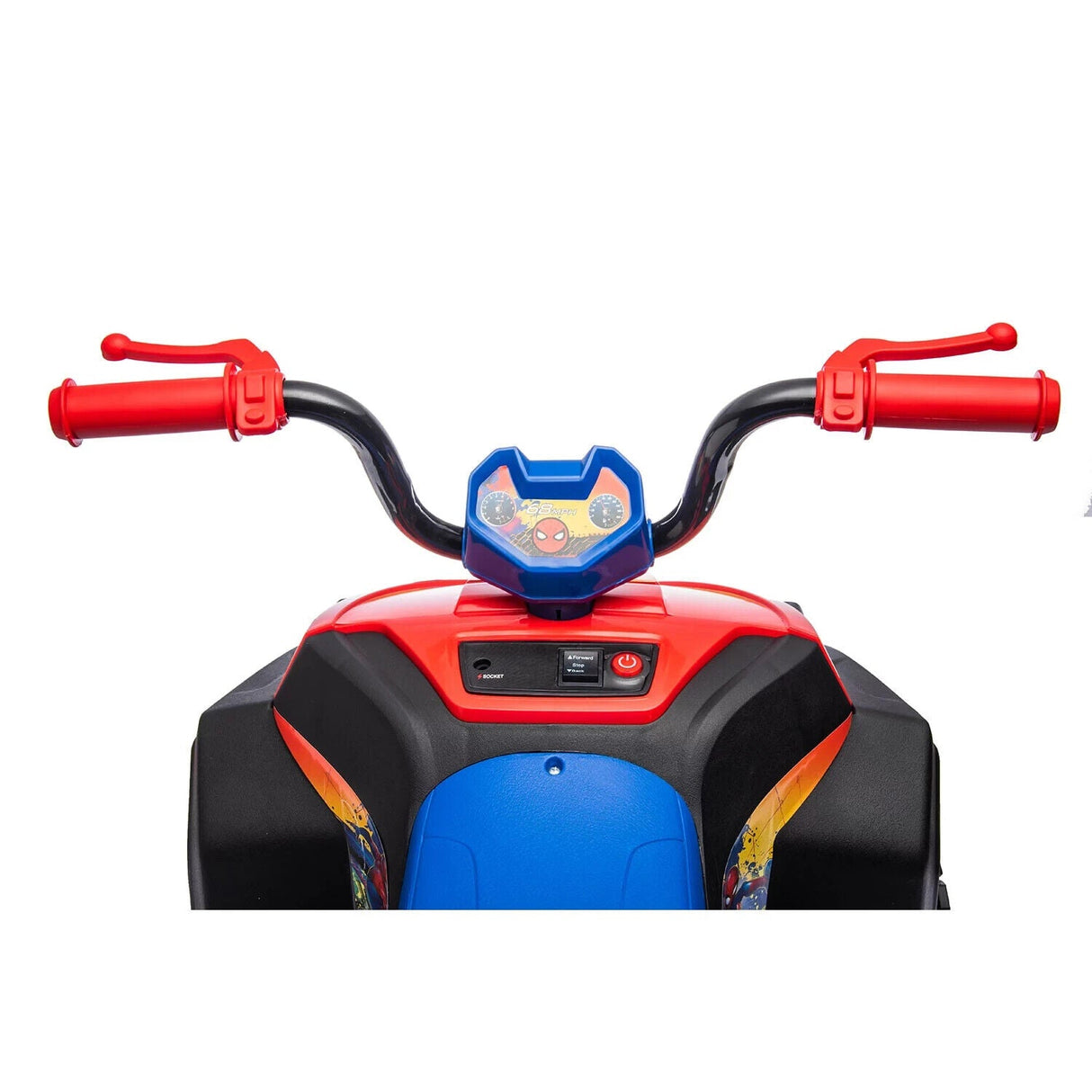 Marvel Spiderman 12V ATV Ride-On by Disney: The Perfect Gift for Young Superheroes!