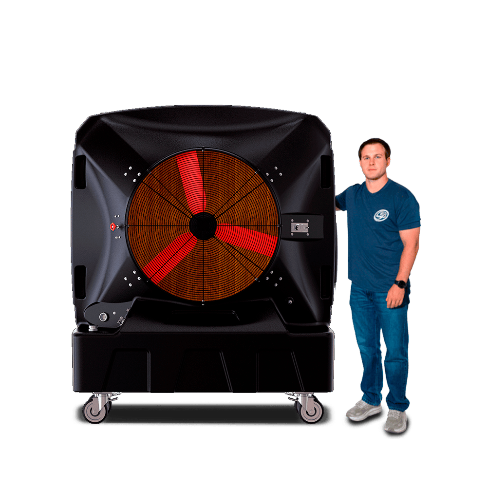 Industrial Evaporative Cooler - S&B Medium - Cools 4,000 Sq Ft - 65-Gal Tank - Portable S&B Industrial Evaporative Cooler - S&B Medium - Cools 4,000 Sq Ft - 65-Gal Tank - Portable Industrial Evaporative Cooler - S&B Medium - Cools 4,000 Sq Ft - 65-Gal Tank - Portable Industrial Evaporative Cooler - S&B Medium - Cools 4,000 Sq Ft - 65-Gal Tank - Portable Industrial Evaporative Cooler - S&B Medium - Cools 4,000 Sq Ft - 65-Gal Tank - Portable