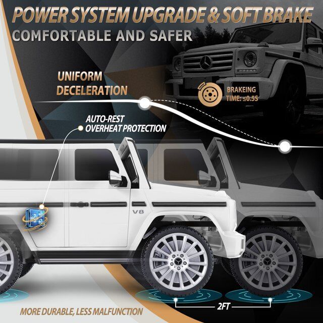 Mercedes-Benz G500 12V Electric Ride-On Car for Kids - Officially Licensed Motorized Toy