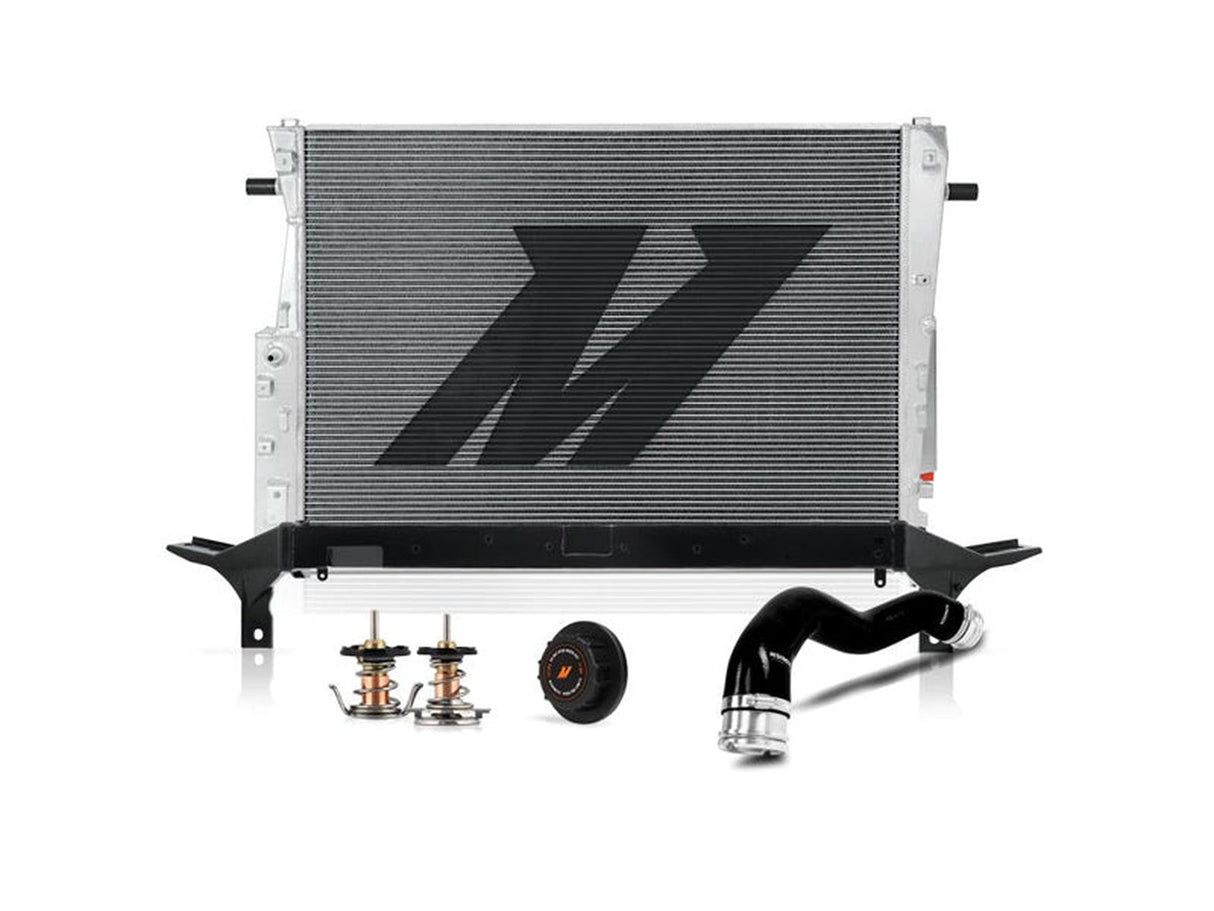 Mishimoto MMB-F2D-002 Aluminum Radiator, Heavy-Duty Protection Bundle, 2008-2010 Ford 6.4L Powerstroke Mishimoto