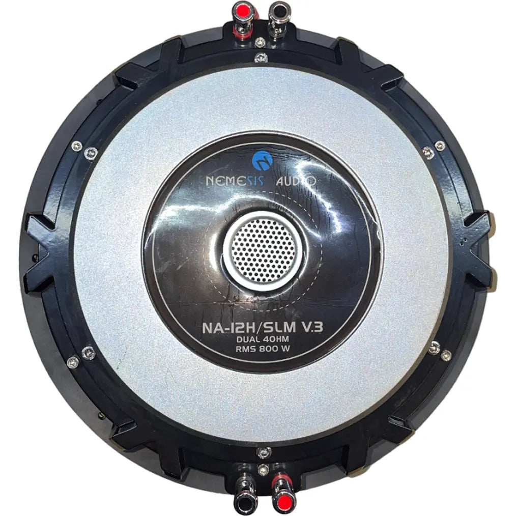 Nemesis Audio NA-12HSLM v.3 12" 800W RMS Shallow Mount Subwoofer DVC 4-Ohm