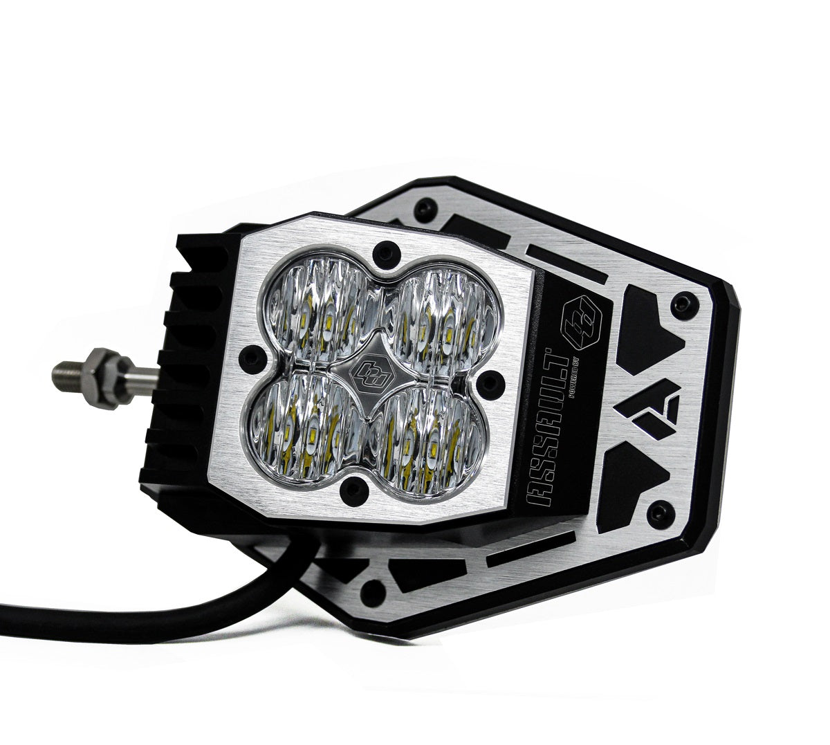Squadron Nighthawk Mirror UTV LED Light Kit 1.75" Cage www.elektricoffroad.com
