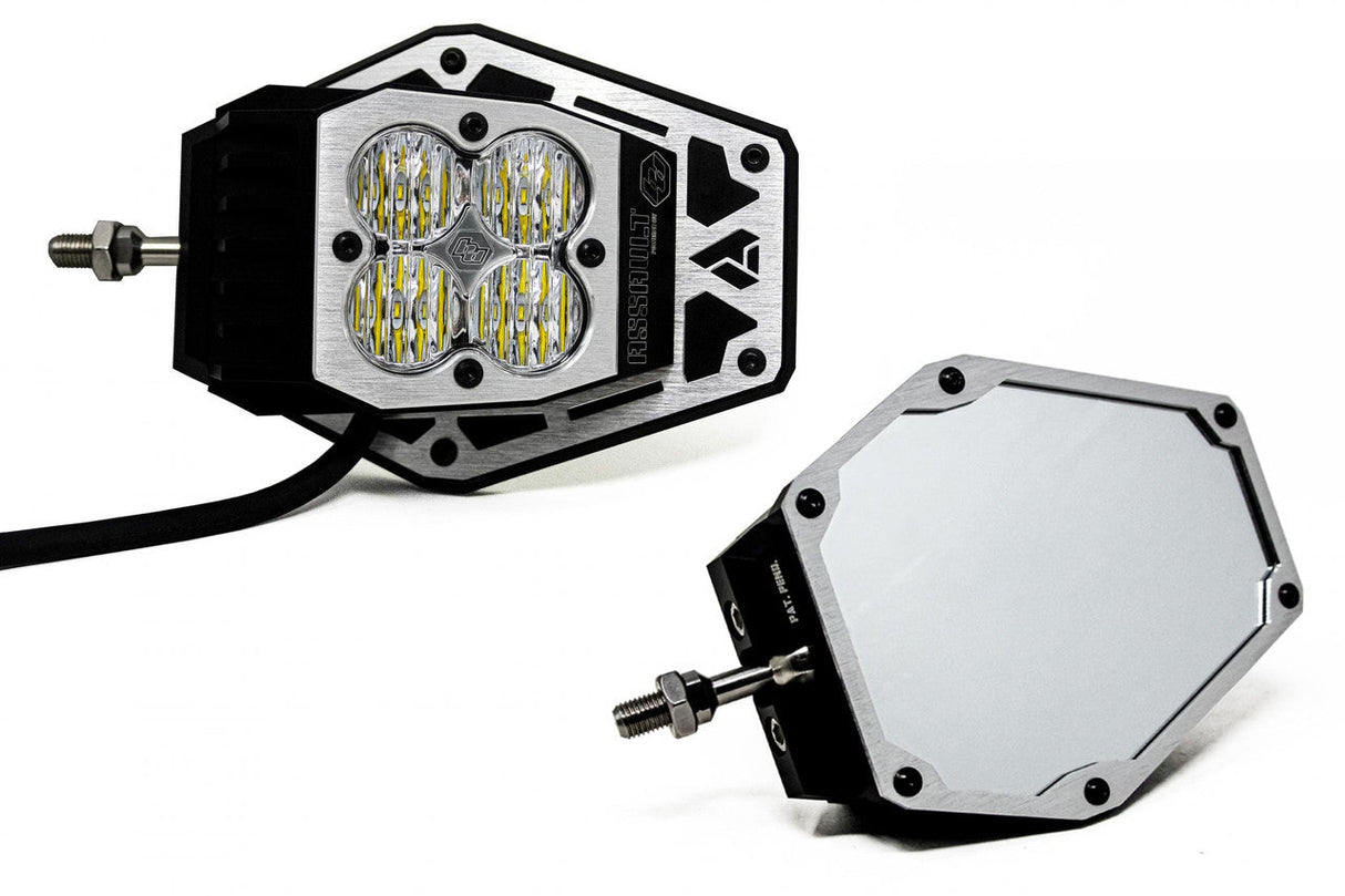 Squadron Nighthawk Mirror UTV LED Light Kit 1.75" Cage www.elektricoffroad.com