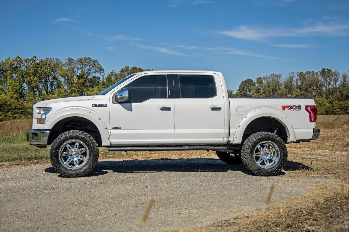 Oval Nerf Step | Crew Cab | Black | Ford F-150/F-150 Lightning/Raptor (15-24)