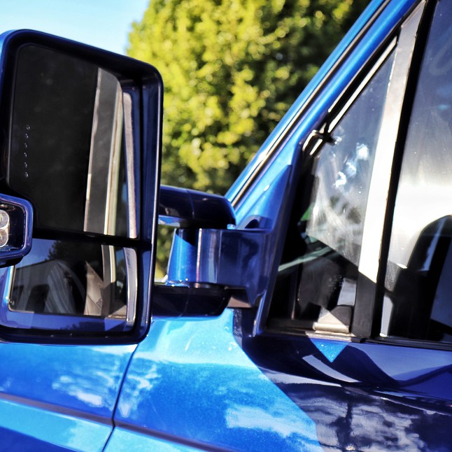 OBS Solutions Dual Plate GM Mirror Conversion Kit - 1992-1997 Ford F-Series & Bronco OBS Solutions