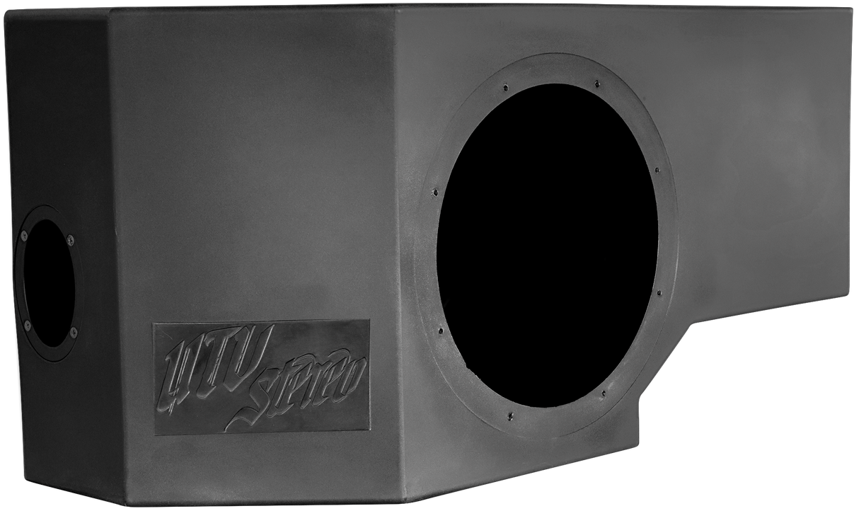 Can-Am® Defender HD10 Vented 10" Passenger Subwoofer Enclosure Unloaded | UTVS-DEF-VENC-PASS UTV Stereo