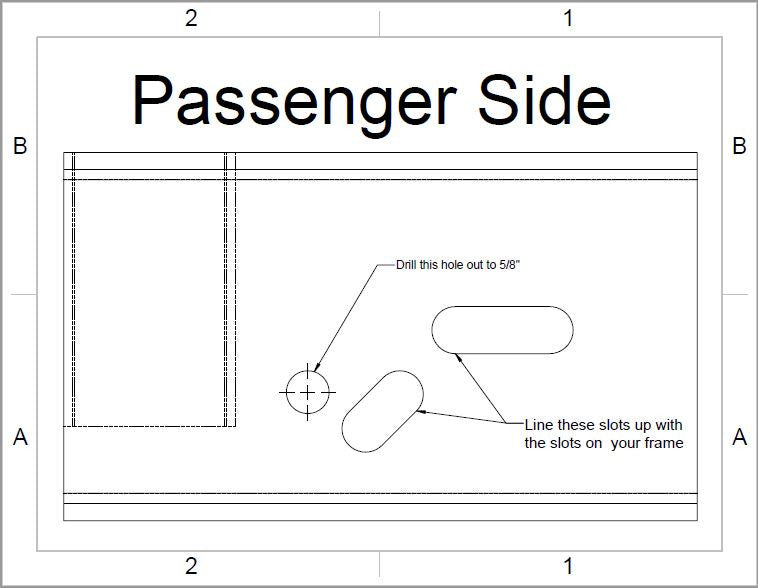 2wd to 4wd Front Frame Box Kit - 1992-1997 Ford F-Series Sky's Offroad Design
