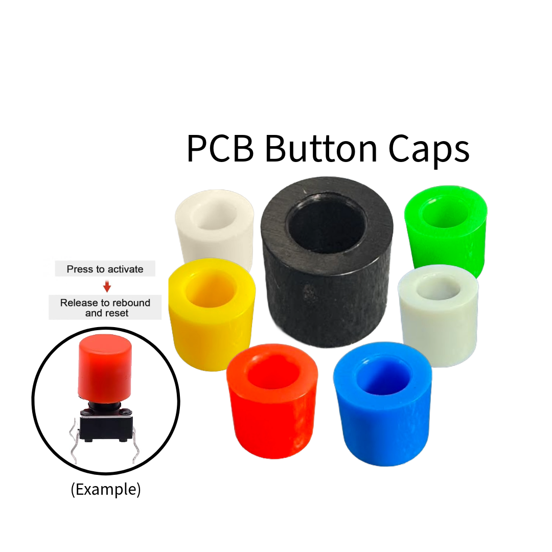 Electronics PCB Prototyping Button Caps 5-Pack Generic