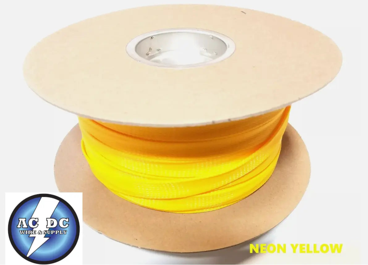 PET 3/4" Expandable Wire Cable Sleeving Sheathing Braided Loom, you choose the color and length AC/DC WIRE AND SUPPLY