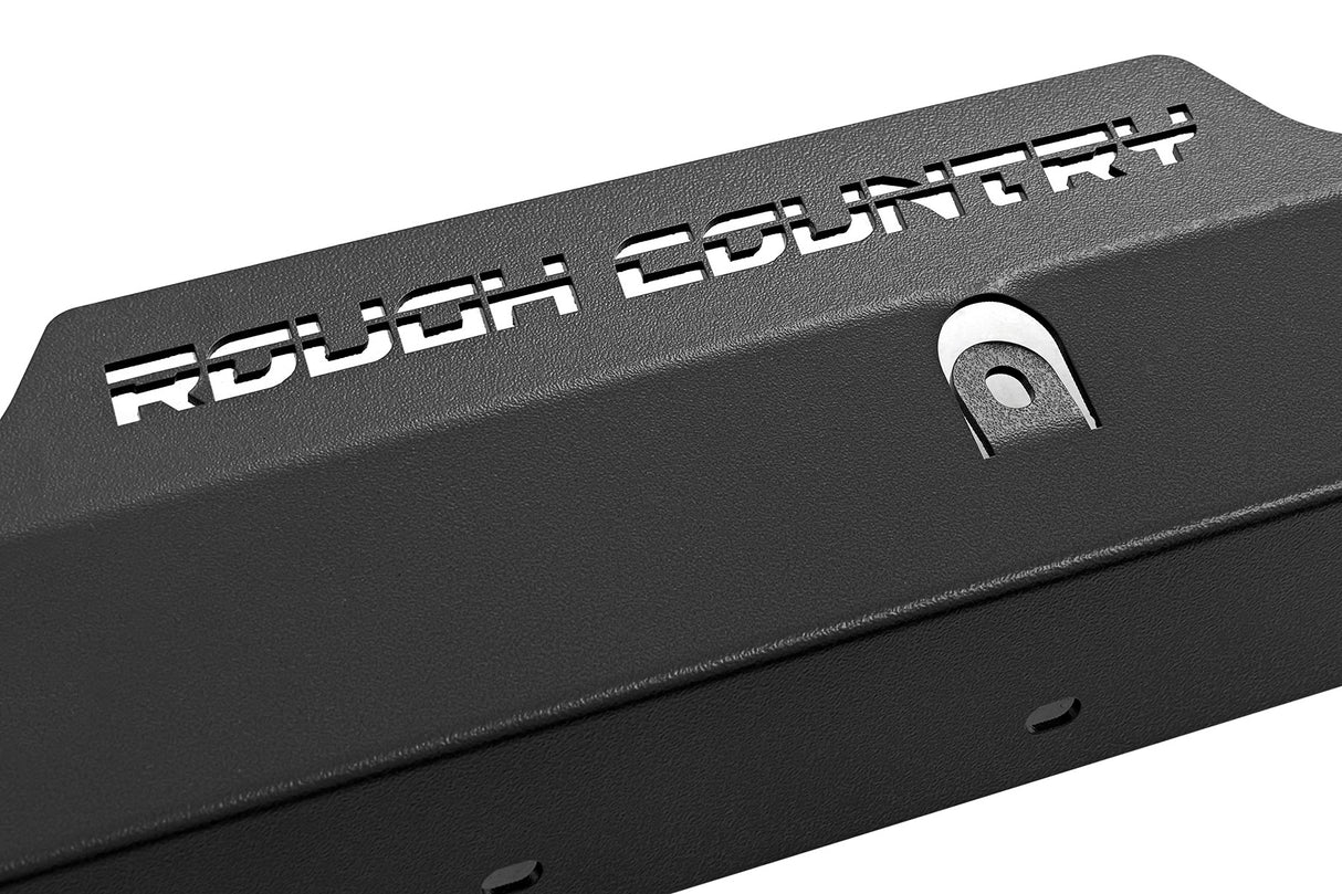Rough Country Rock Sliders for Polaris Xpedition ADV 5 Black Steel