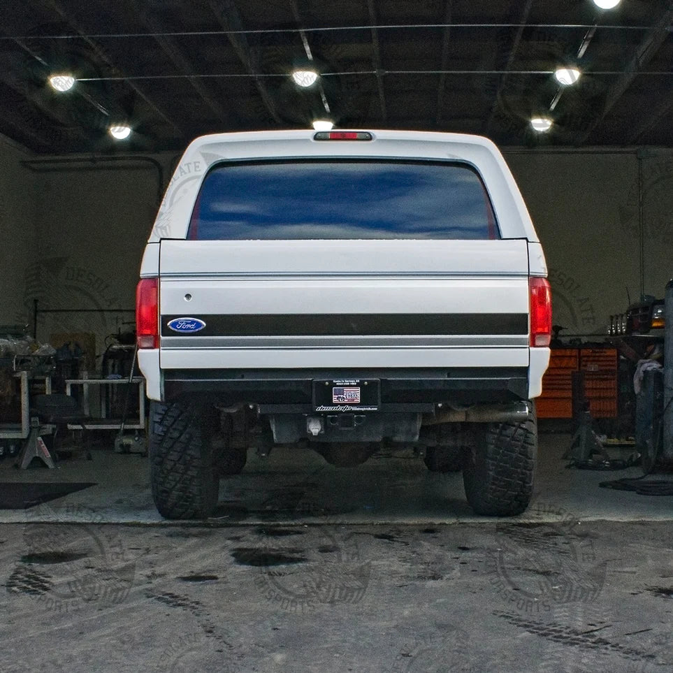 1980-1996 F-Series and Bronco Desolate Motorsports Plate Rear Bumper Desolate Motorsports