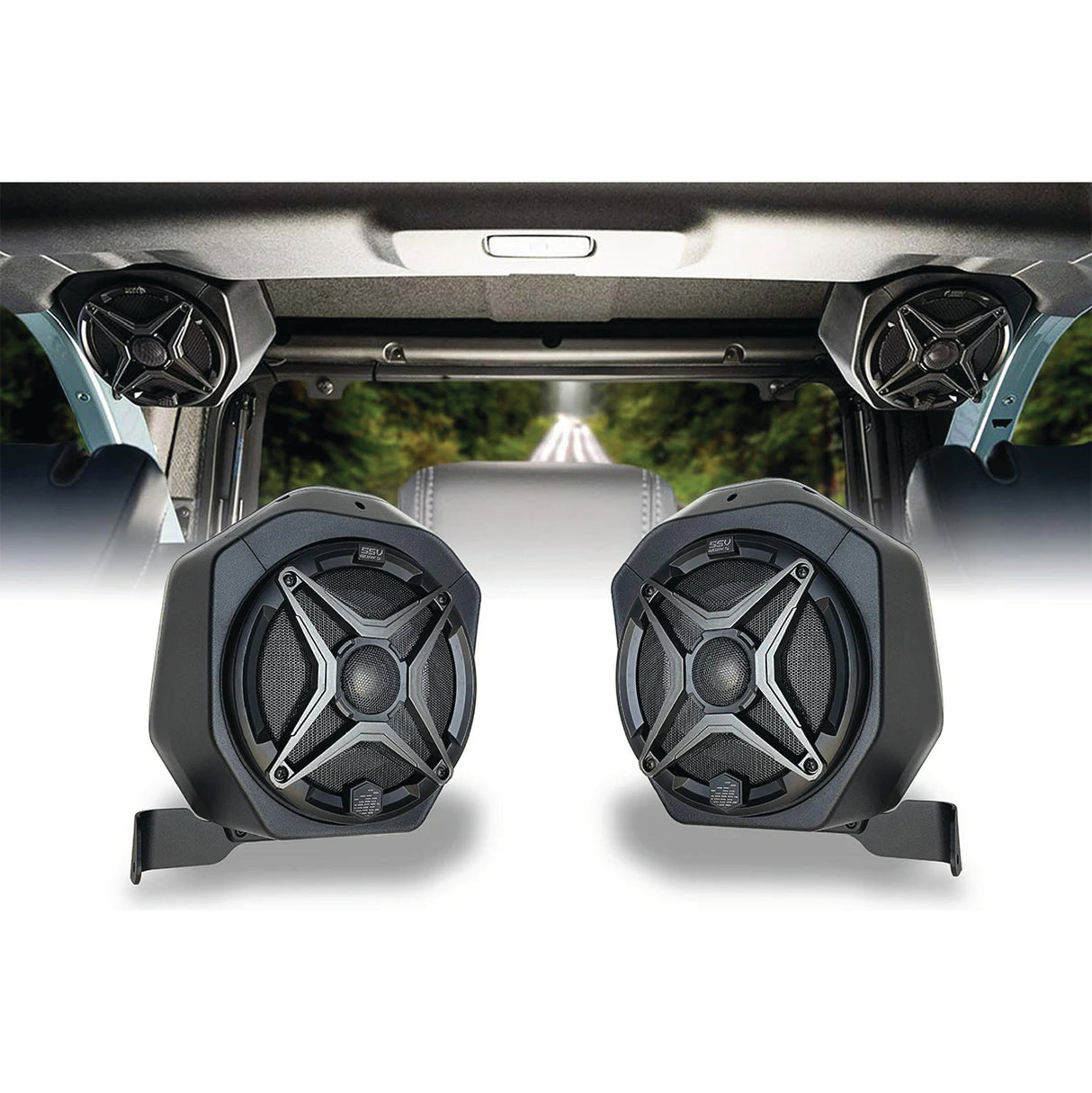 SSV Works Rear Speaker Pod 6.5in Upgrade 2DR/ 4DR I 21'- Current Ford Bronco