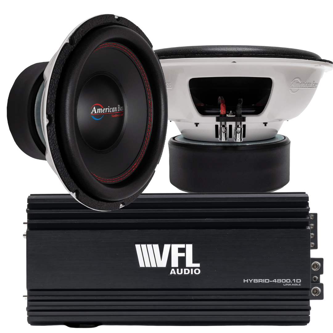 Power Pack: 2 Titan 1244 Subwoofers + VFL Hybrid 4800.1 Amplifier