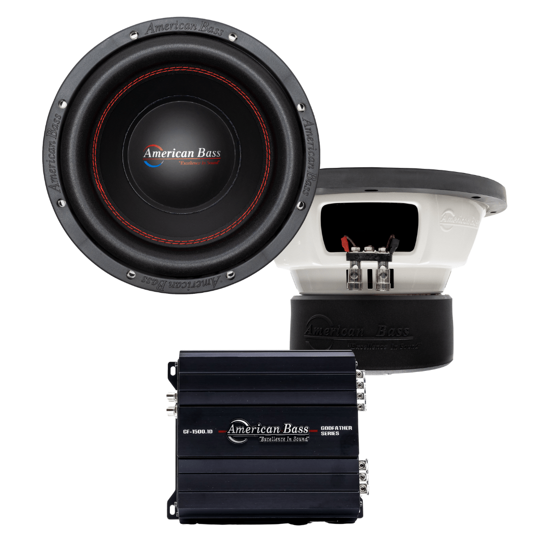 Power Pack: 2 XD 10 Subwoofers + Godfather 1500.1D Amplifier