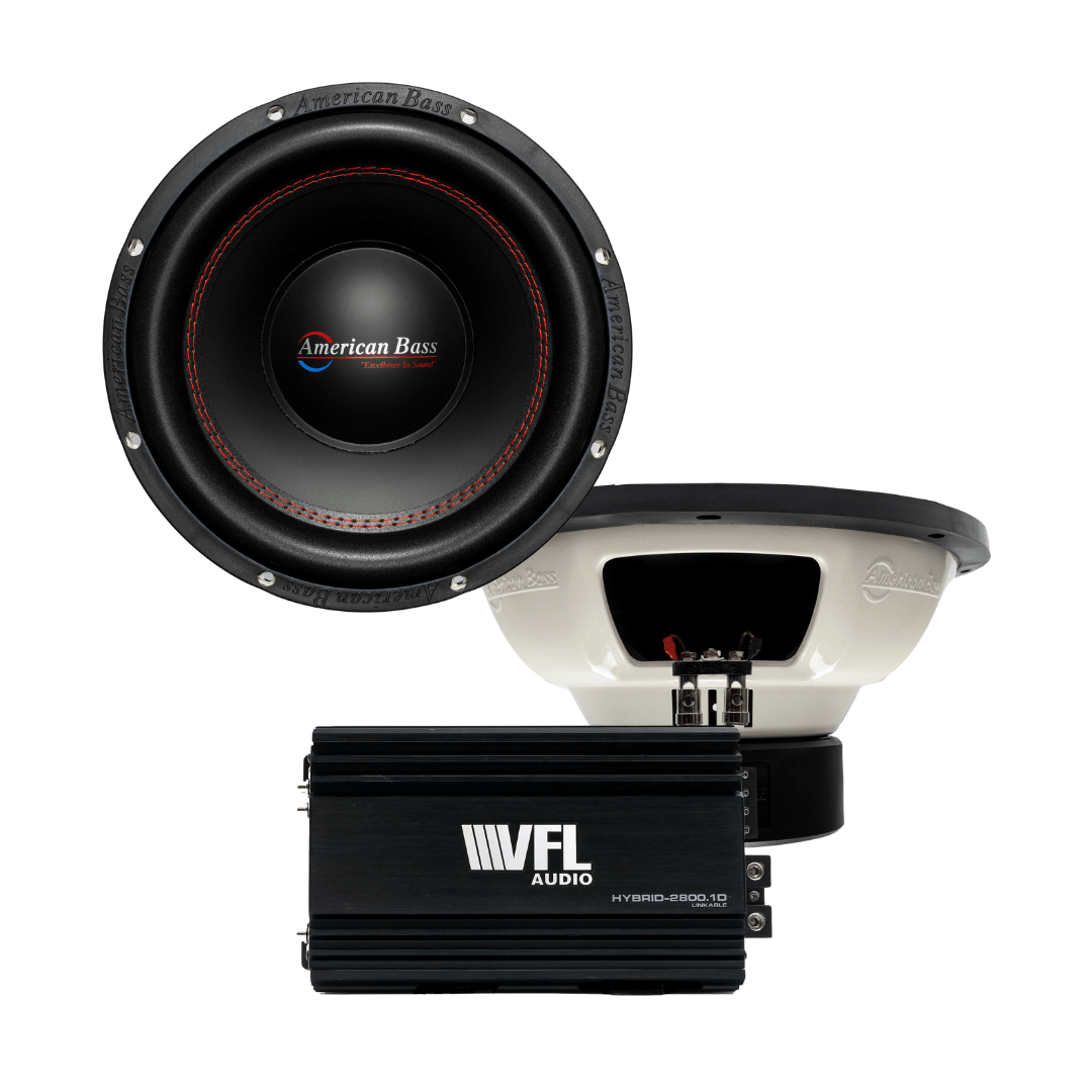 Power Pack: 2 XO 1244 Subwoofers + VFL Hybrid 2800.1 Amplifier