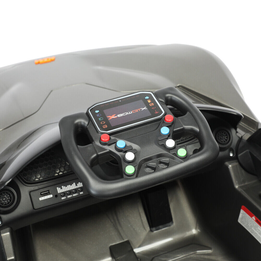 Premium 12V Electric Kids Ride On Car with Remote Control & LED Lights - 3 Speed Options