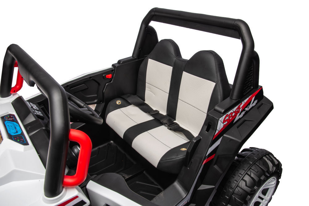 Premium 12V Four-wheel Drive Children's Toy Car with Music and Dual Speed Options