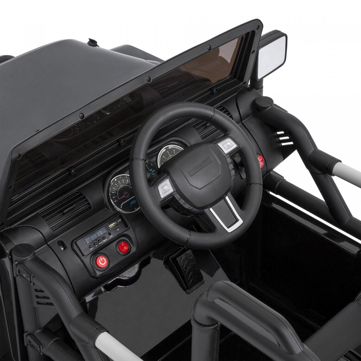 Premium 12V Ride On Truck for Kids with Remote Control, 3 Speeds, Spring Suspension, and LED Lights