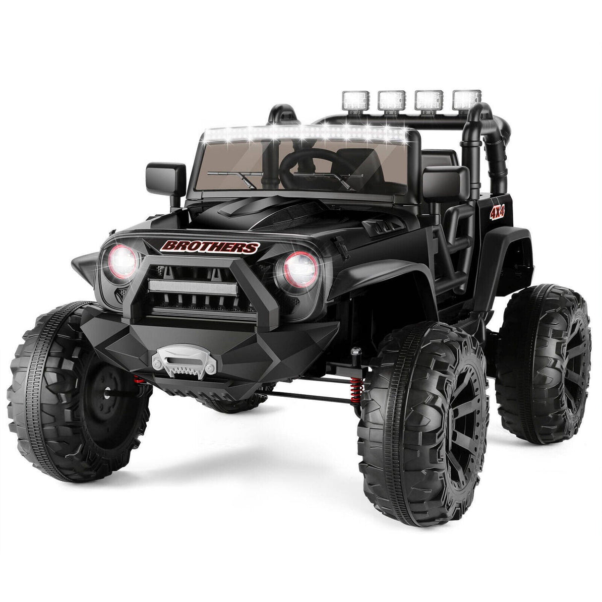 400W 24V 2 Seater Kids Ride On Truck with Bluetooth Music and 3 Speeds