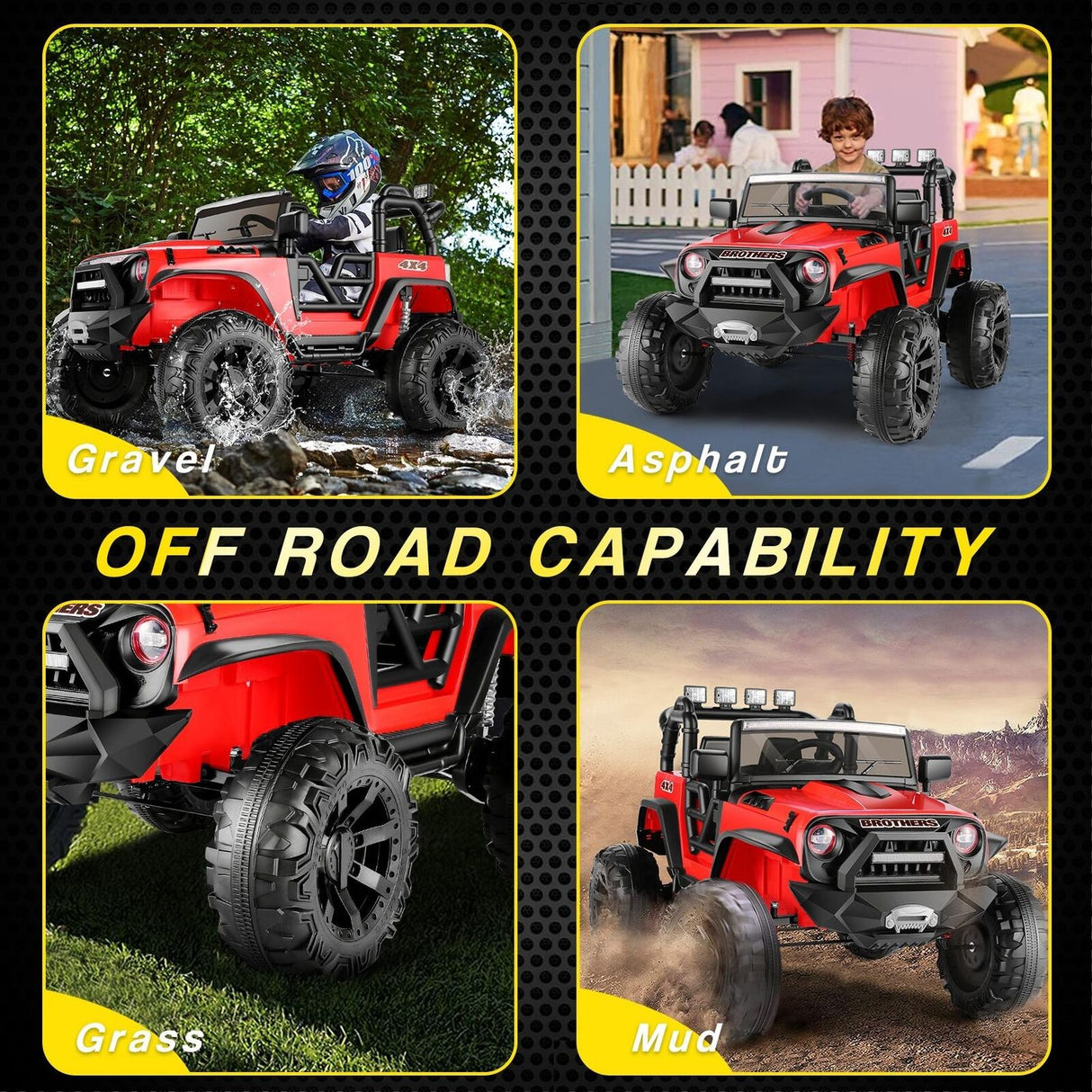 2-Seater 24V Electric Ride-On Truck for Kids - Motorized Vehicle