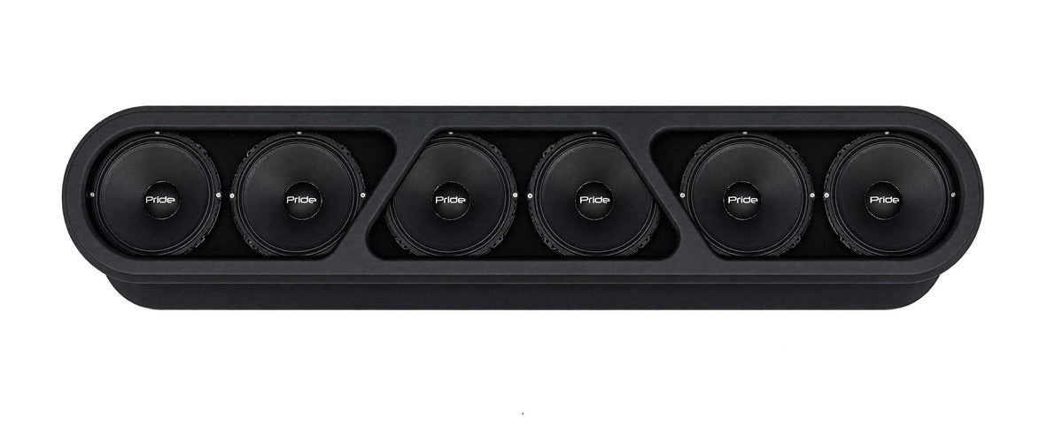 (6) Pride Solo 300 NEO 6.5" Suede Rack Bundle w/ Beauty Panel & LEDs
