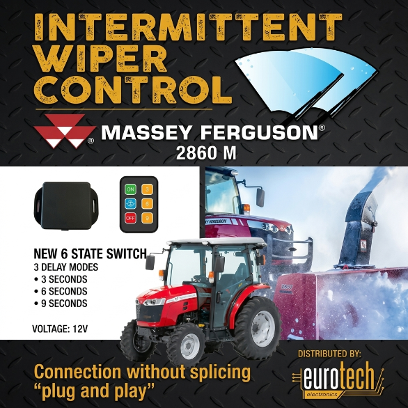 Massey Ferguson 1840M/2860M Intermittent Wiper Module Eurotech Electronics