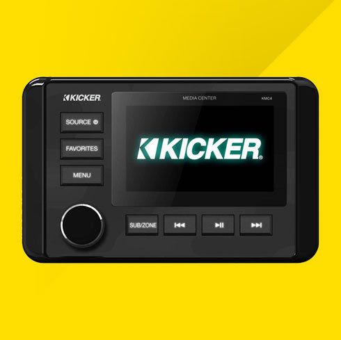 KICKER KMC4 Marine Dual-Zone Media Center