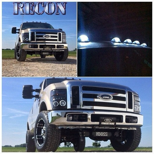 Ford Super Duty 08-10 Projector Headlights CCFL Halos/DRL Smoked/Black