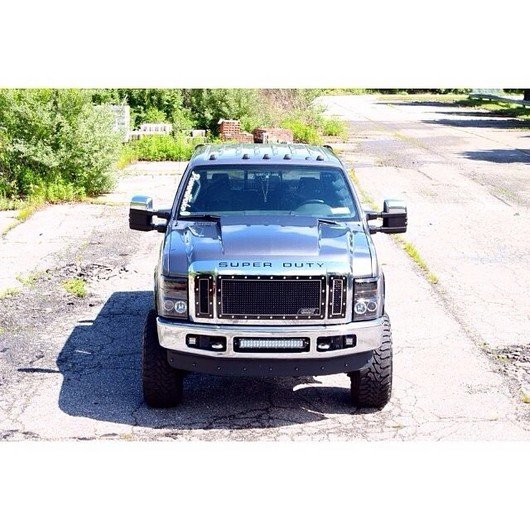 Ford Super Duty 08-10 Projector Headlights CCFL Halos/DRL Smoked/Black