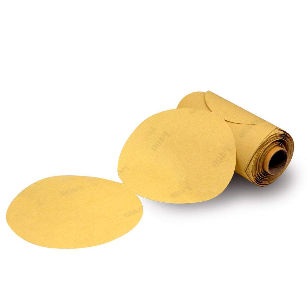 5" and 6" PSA (Pressure-Sensitive Adhesive) Aluminum Oxide Sanding Discs | Pack of 100