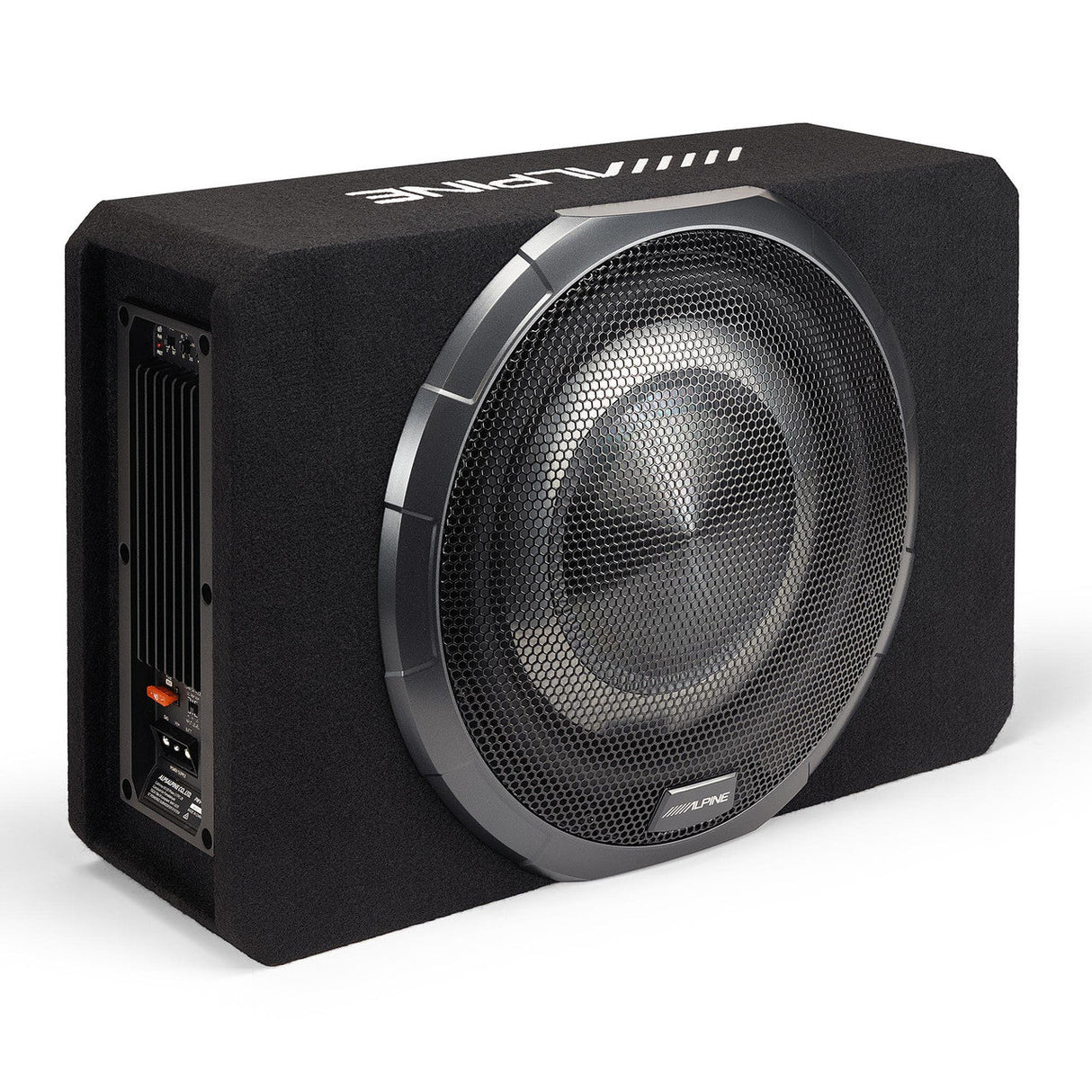 Alpine PWV-SB10 | 10" BassRev™ Powered Subwoofer Enclosure Alpine