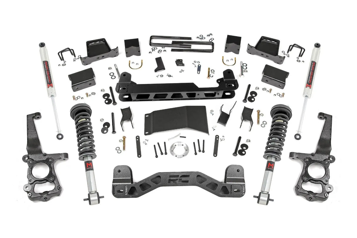 Rough Country 6 Inch Suspension Lift Kit Ford F-150 4WD 2015-2020 557-config