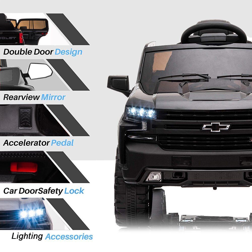 Remote Control Electric Ride-On Truck for Kids with Music Player