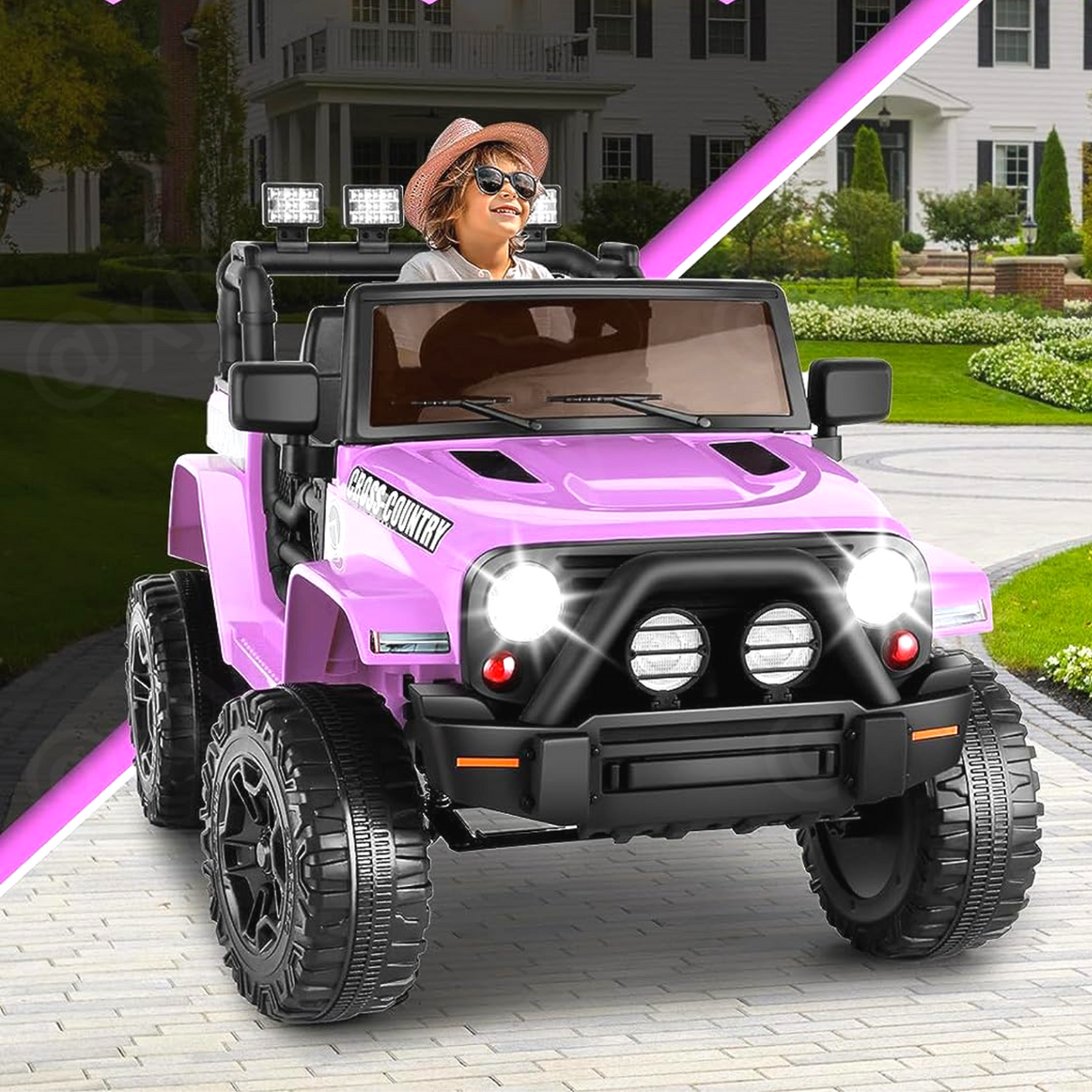 Electric Lamborghini Ride-On Car for Kids with Remote Control - 24/12V Truck Design