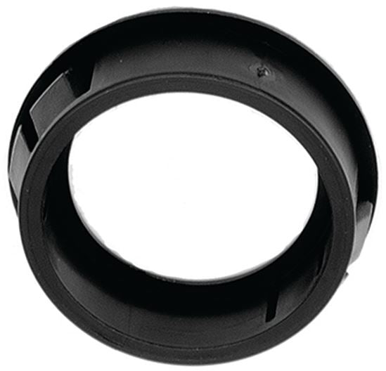 Jandorf Conduit Bushing, Nylon, Black, 1 in Dia Panel Hole, 0.453 in Thick Panel 2pk #61430 Jandorf