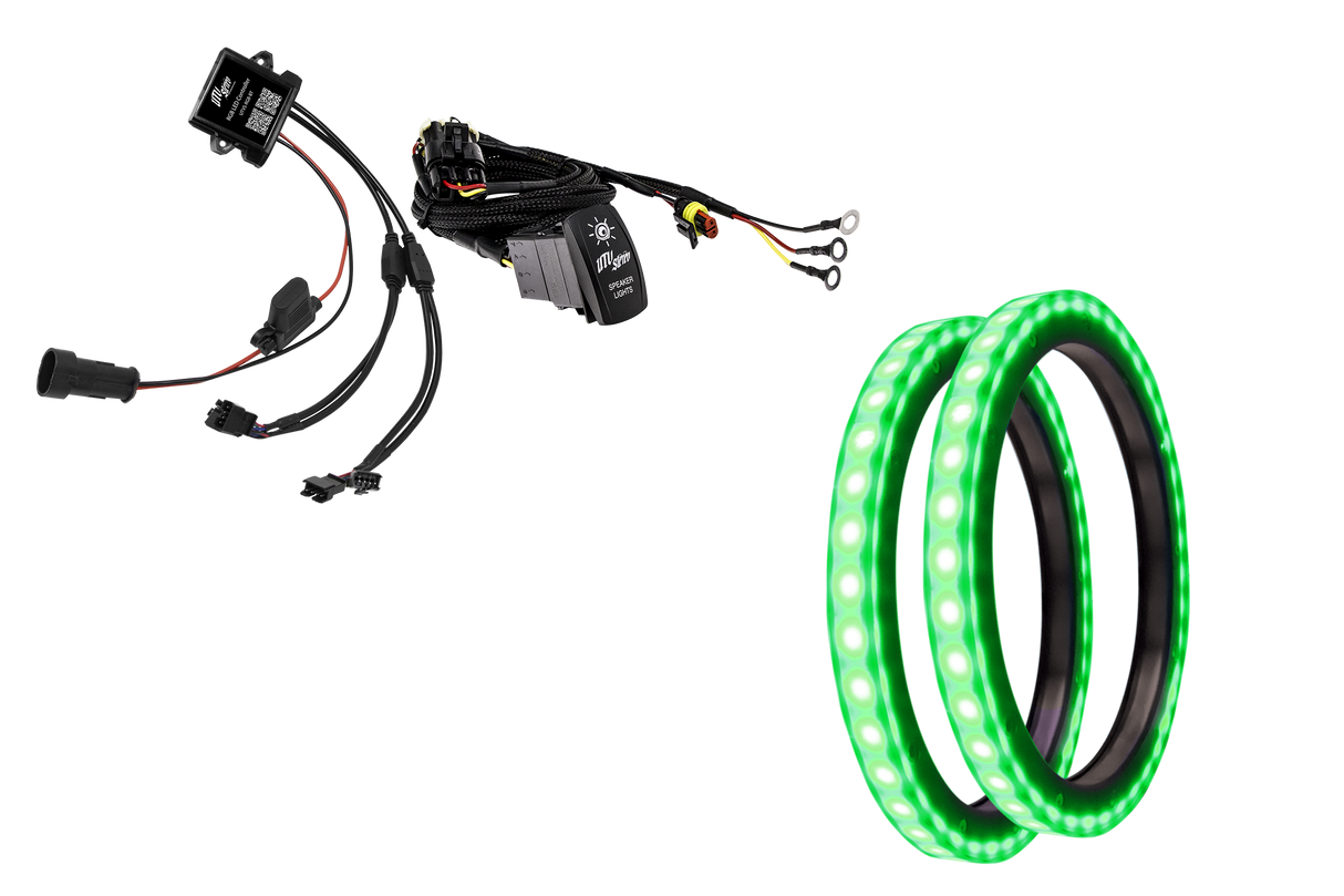 8" RGB LED Speaker Rings (Pair) | UTVS-8LSR UTV Stereo