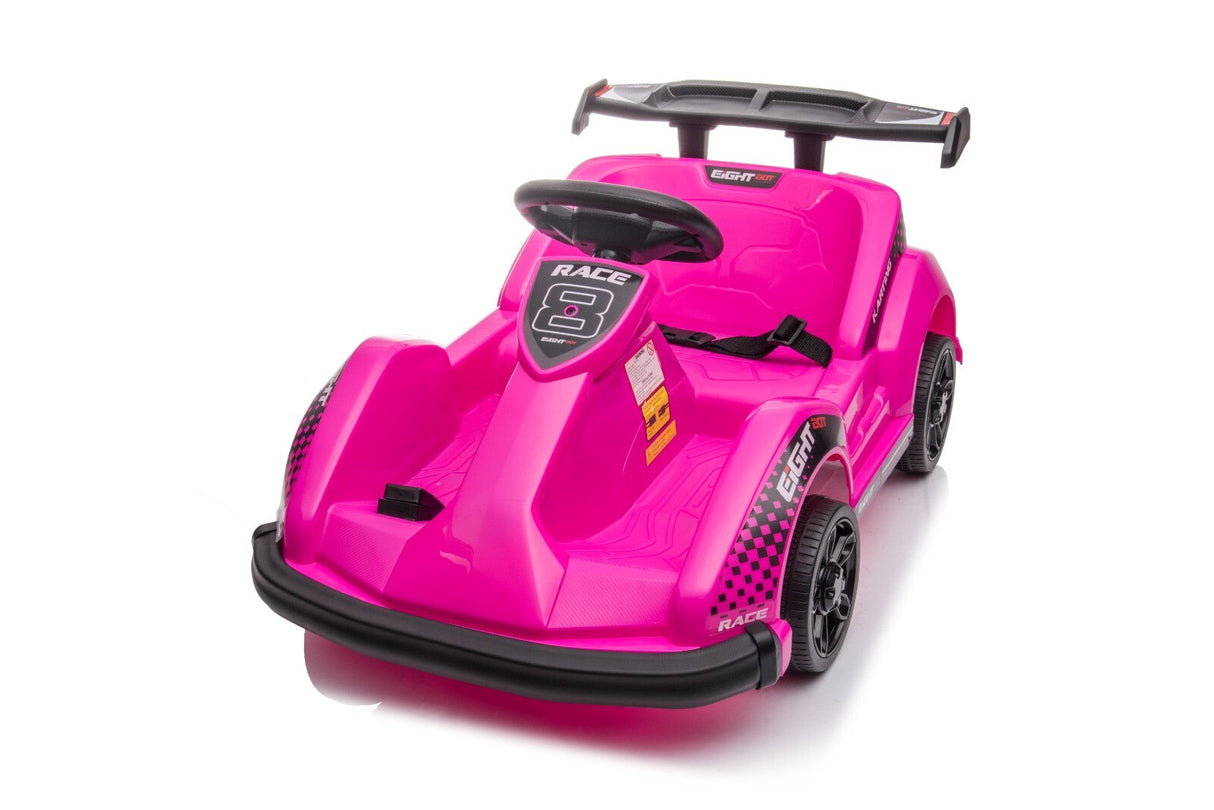 Kids 6V Battery-Powered Four-Wheel Ride-On Go-Kart Toy