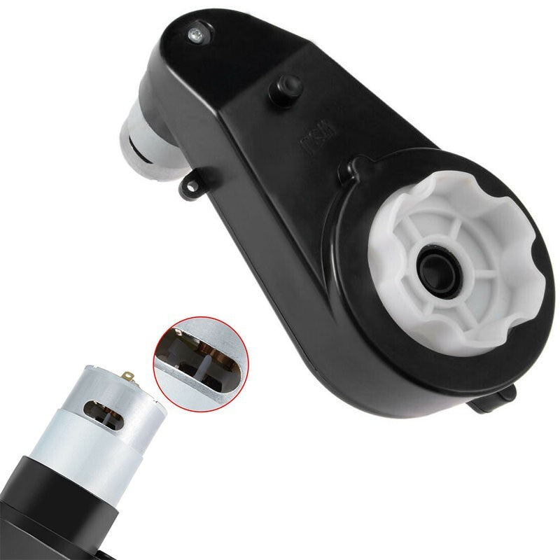 RS550 12V 30000RPM Motor with Gearbox for Kids Ride-On Cars