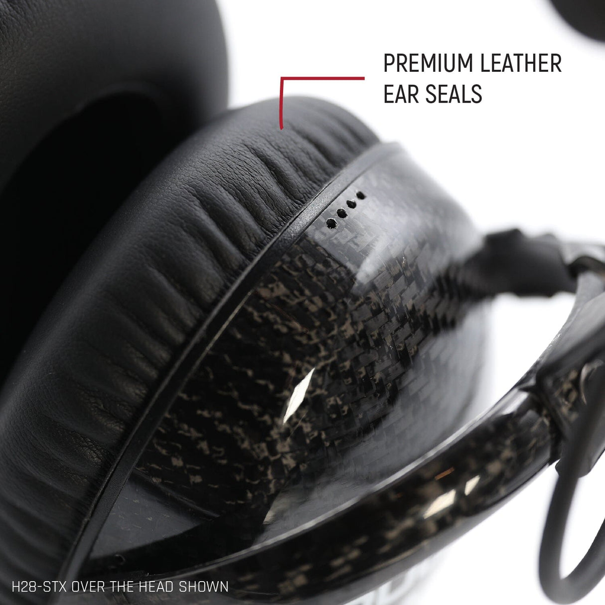 AlphaBass Carbon Fiber Stereo Headset with Bass Boost and Volume Control (OTH and BTH)